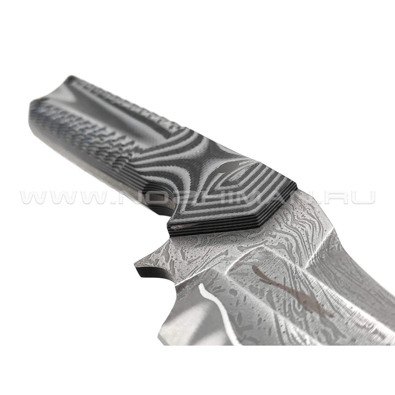 Волчий Век нож Карачун Custom сталь N690 WA, рукоять G10 black & grey