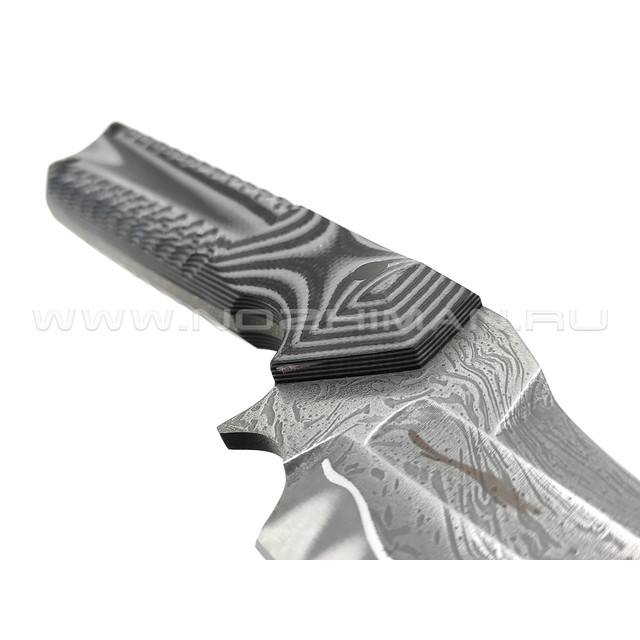 Волчий Век нож Карачун Custom сталь N690 WA, рукоять G10 black & grey
