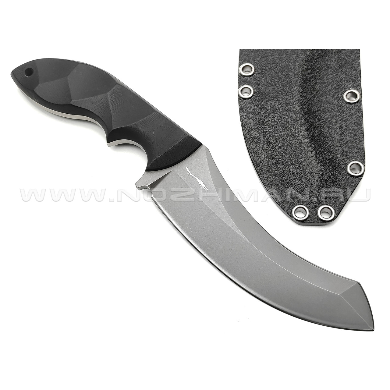 Волчий Век нож Кондрат 12 сталь D2 WA bead-blast, рукоять G10 black