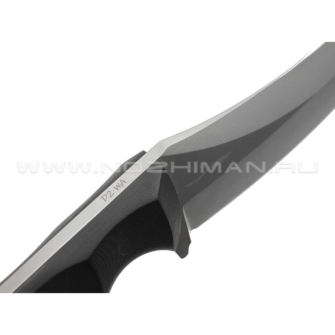 Волчий Век нож Кондрат 12 сталь D2 WA bead-blast, рукоять G10 black