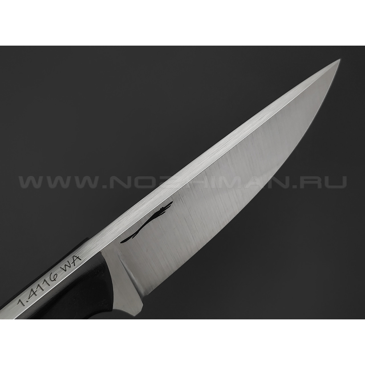 Волчий Век нож Mark-I сталь Krupp 1.4116 WA 6.6 мм, рукоять G10 black