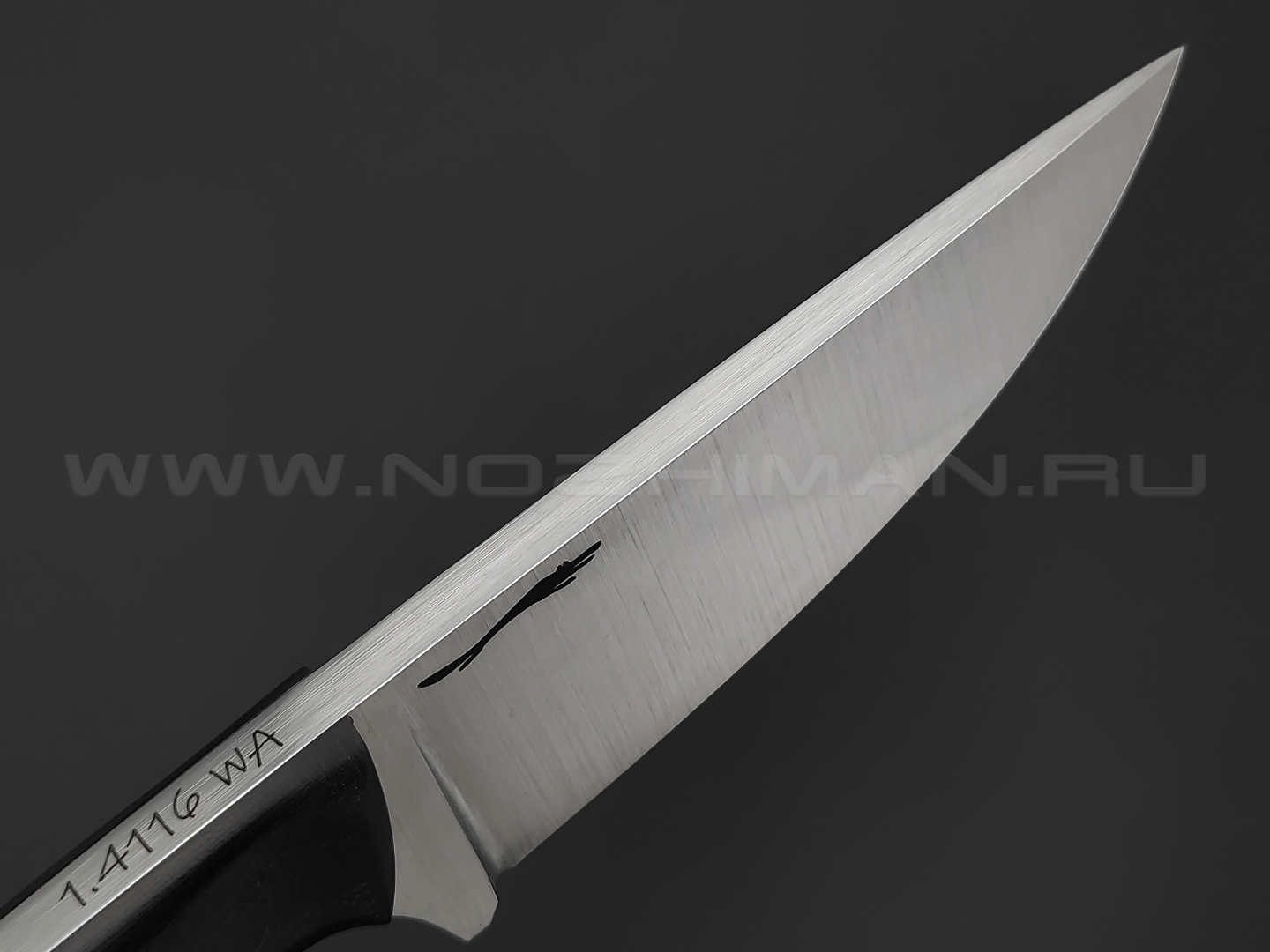 Волчий Век нож Mark-I сталь Krupp 1.4116 WA 6.6 мм, рукоять G10 black