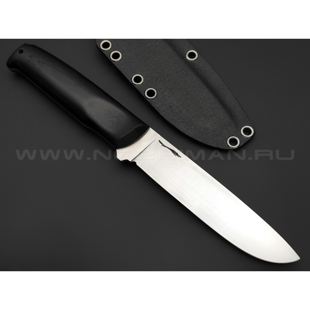 Волчий Век нож Wolfkniven сталь N690 WA сатин, рукоять G10 black