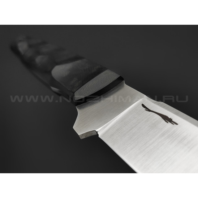 Волчий Век нож Невралгия сталь N690 WA сатин, рукоять Micarta black