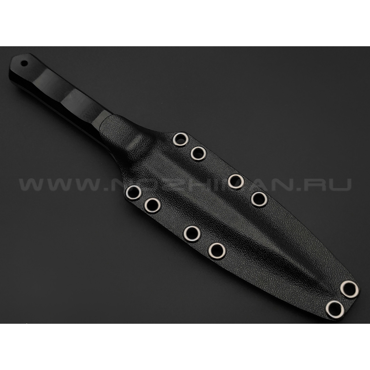 Волчий Век нож Кинжалойд сталь N690 WA сатин, рукоять G10 black