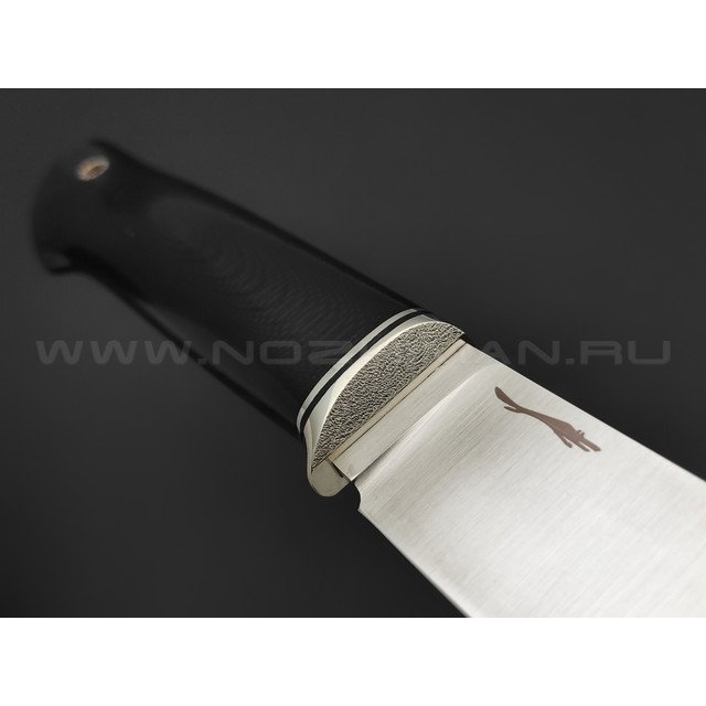 Волчий Век нож Слон сталь Elmax WA сатин, рукоять G10 black, нейзильбер