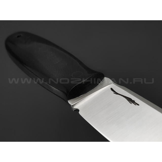 Волчий Век нож Стрела сталь D2 WA сатин, рукоять Micarta black