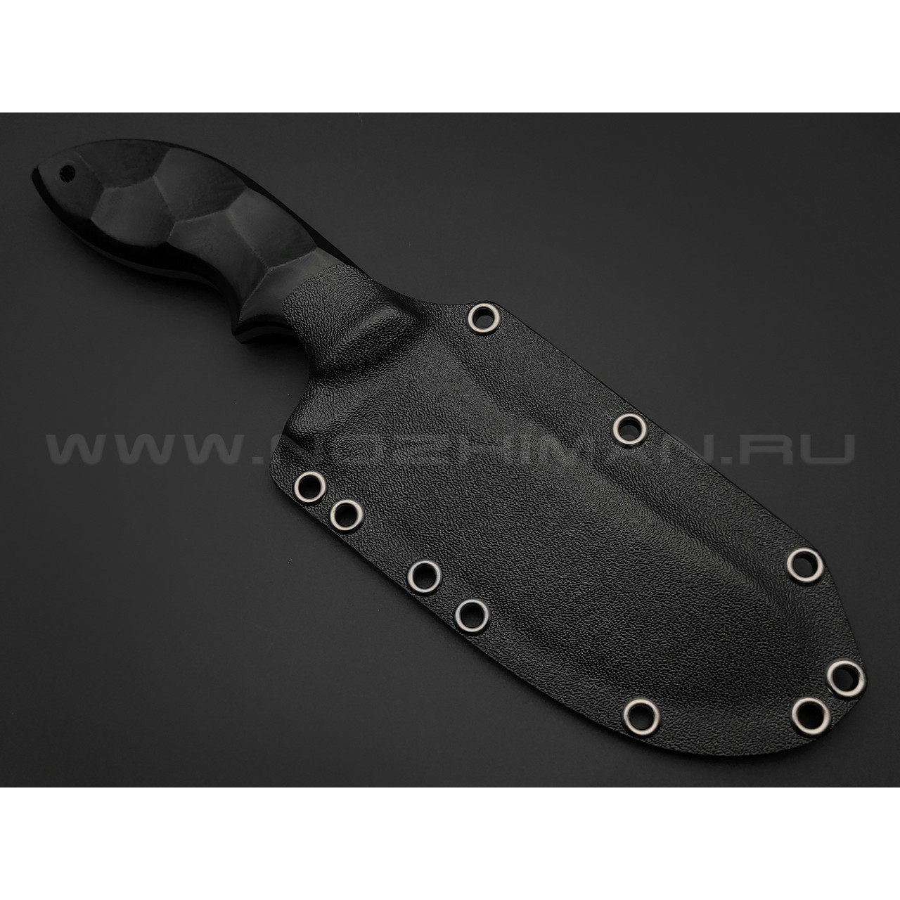 Волчий Век нож Шкуродер Custom сталь D2 WA сатин, рукоять G10 black