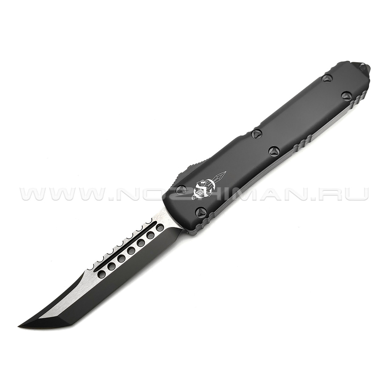Нож Microtech Ultratech Hellhound Black 119-1TS сталь M390 DLC, рукоять Алюминий 6061-T6