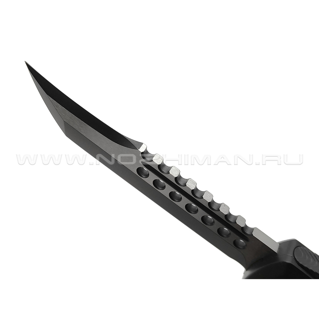 Нож Microtech Ultratech Hellhound Black 119-1TS сталь M390 DLC, рукоять Алюминий 6061-T6