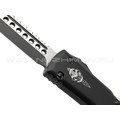Нож Microtech Ultratech Hellhound Black 119-1TS сталь M390 DLC, рукоять Алюминий 6061-T6 Нож Microtech Ultratech Hellhound Black 119-1TS сталь M390 DLC, рукоять Алюминий 6061-T6