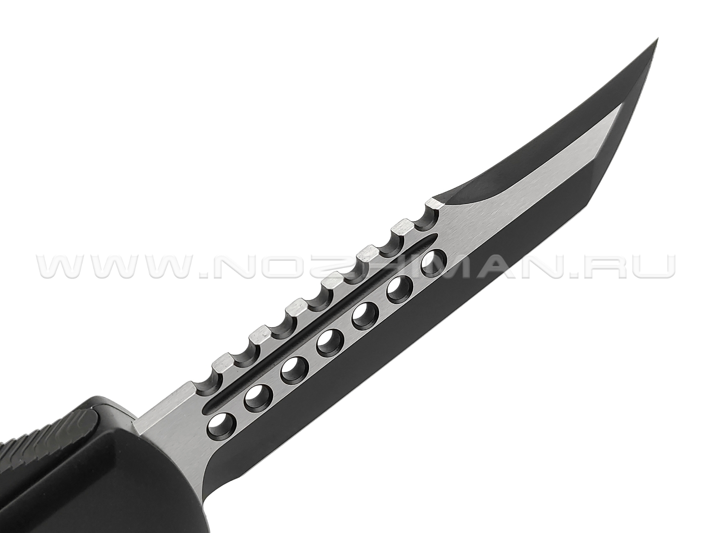Нож Microtech Ultratech Hellhound Black 119-1TS сталь M390 DLC, рукоять Aluminum 6061-T6