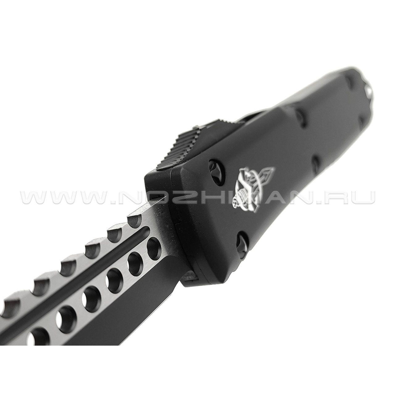 Нож Microtech Ultratech Hellhound Black 119-1TS сталь M390 DLC, рукоять Алюминий 6061-T6