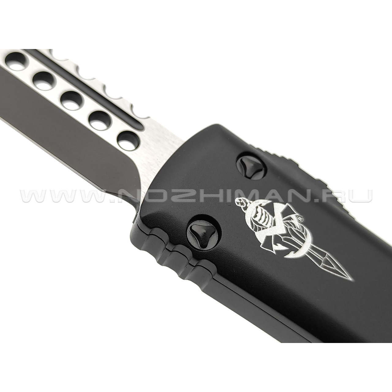 Нож Microtech Ultratech Hellhound Black 119-1TS сталь M390 DLC, рукоять Алюминий 6061-T6