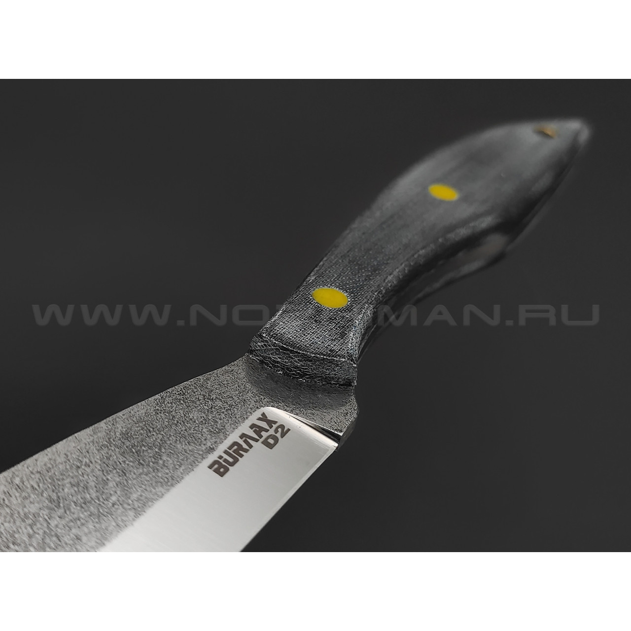 Burlax нож Канадец BX0162 сталь D2, рукоять микарта джинс
