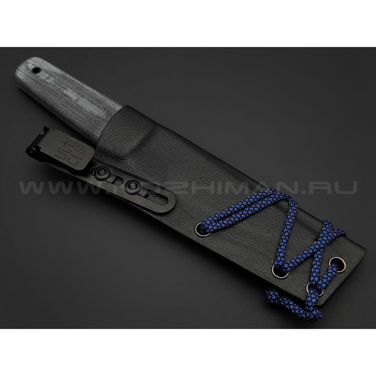 Burlax нож Скин Ду BX0166 сталь Cryo D2, рукоять микарта джинс