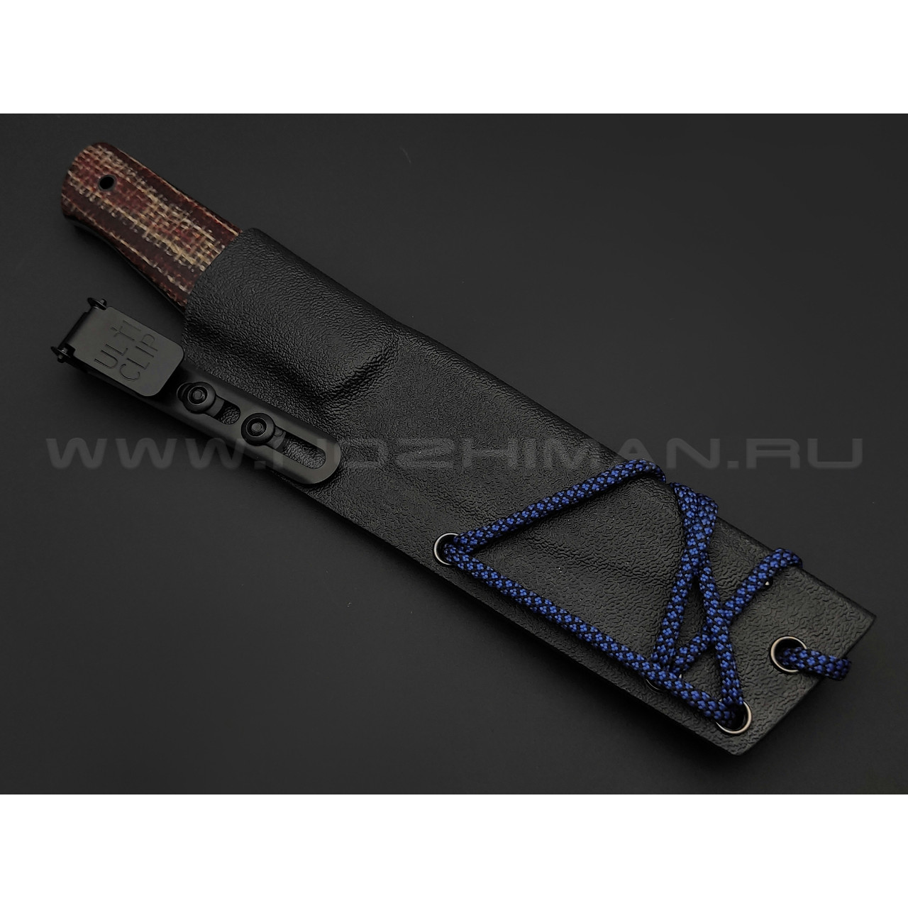 Burlax нож BX0167 сталь Cryo D2, рукоять коричневая микарта