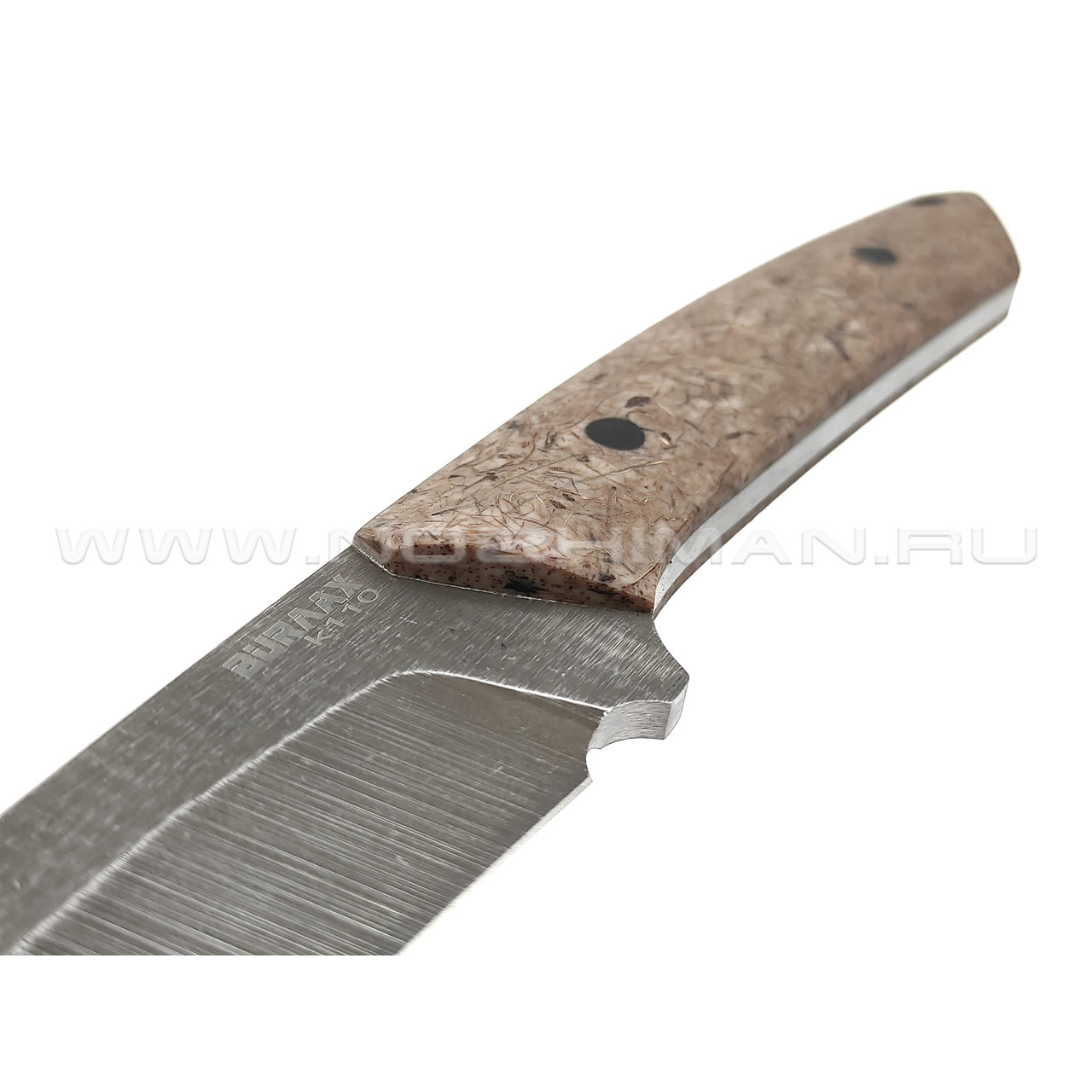 Burlax нож Бобби BX0161 сталь K110, рукоять бежевая микарта