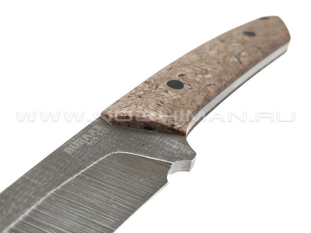 Burlax нож Бобби BX0161 сталь K110, рукоять бежевая микарта