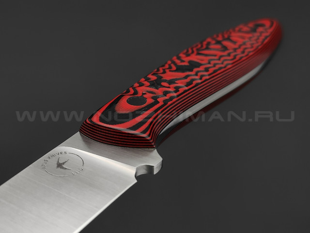 Apus Knives нож Paring XL сталь K110, рукоять G10 red & black