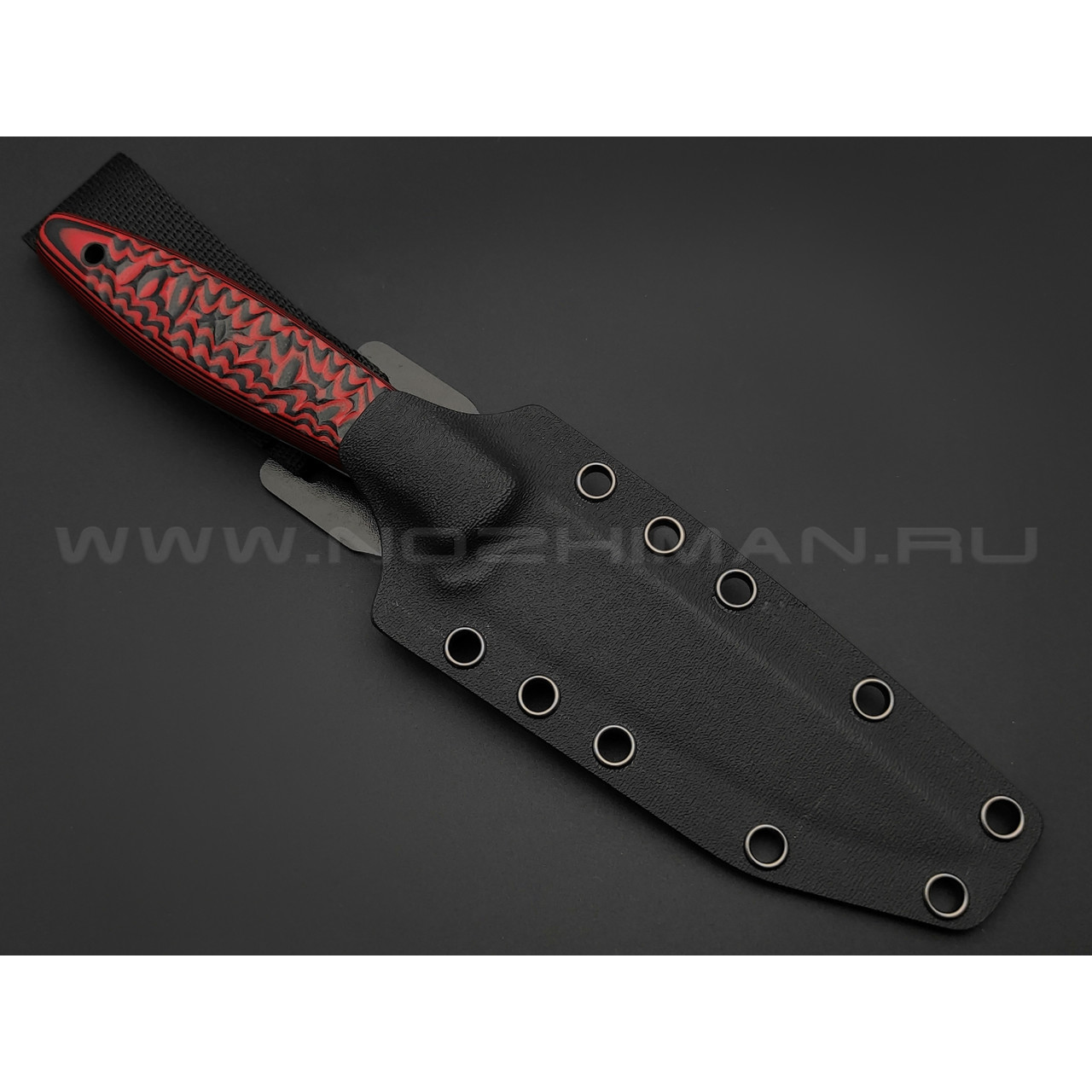 Апус нож Паринг XL сталь K110, рукоять G10 чёрно-красный