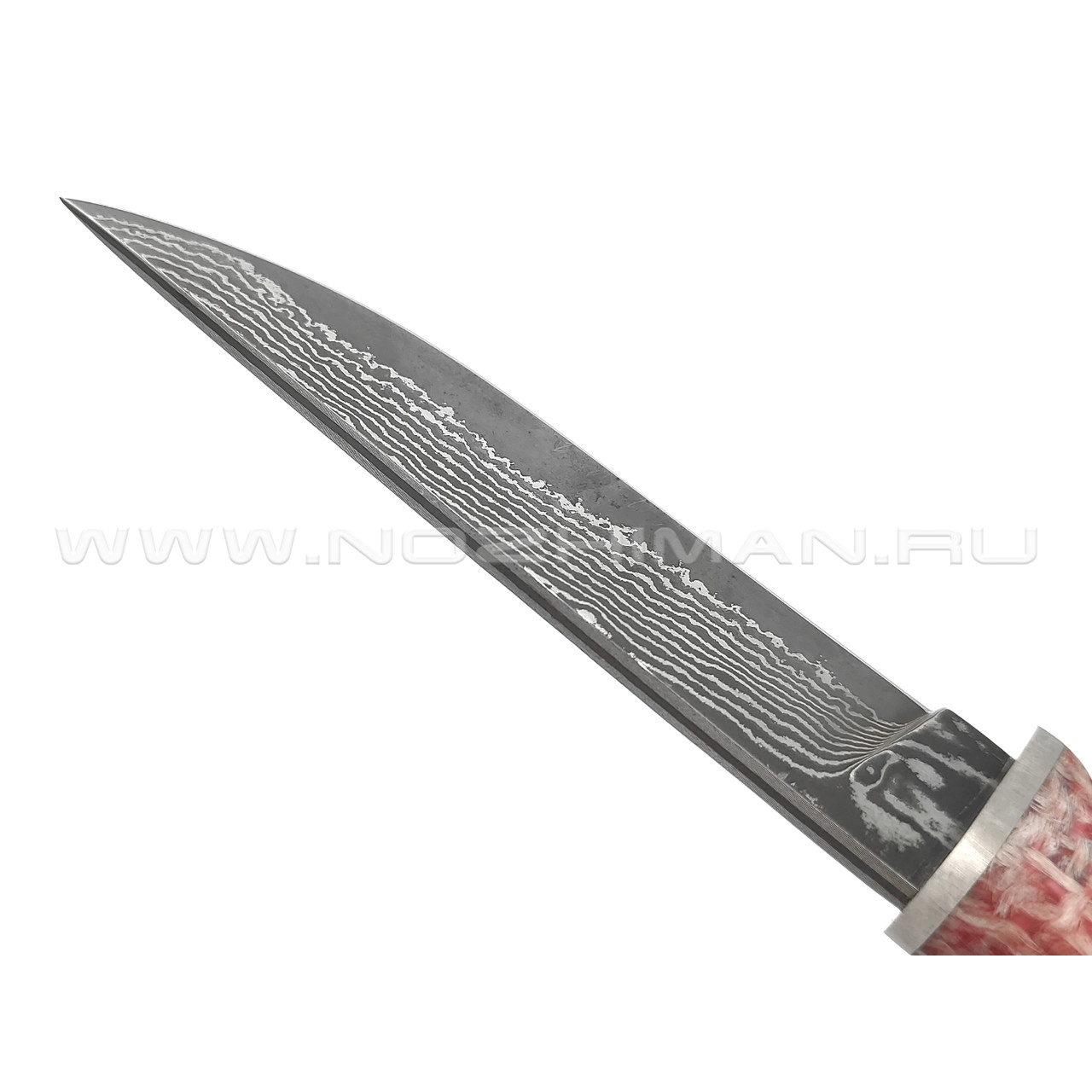Нож Burlax BX0083 ламинат B400, рукоять Титан, джутовая микарта