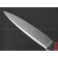 Нож Burlax Скин-Ду BX0109 сталь Aus10Co, рукоять красная микарта