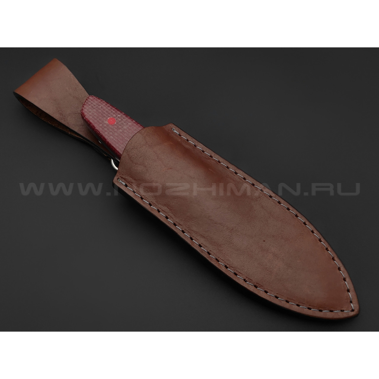 Нож Burlax Скин-Ду BX0109 сталь Aus10Co, рукоять красная микарта