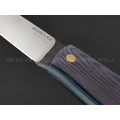 Нож Burlax BX0078 сталь Aus10Co, рукоять Фиолетовая микарта