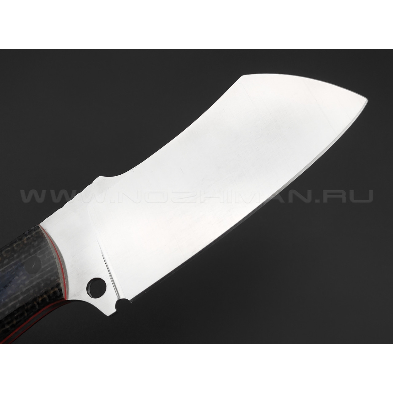 Нож Burlax BX0086 сталь Niolox+, рукоять Джутовая микарта, G10 blue