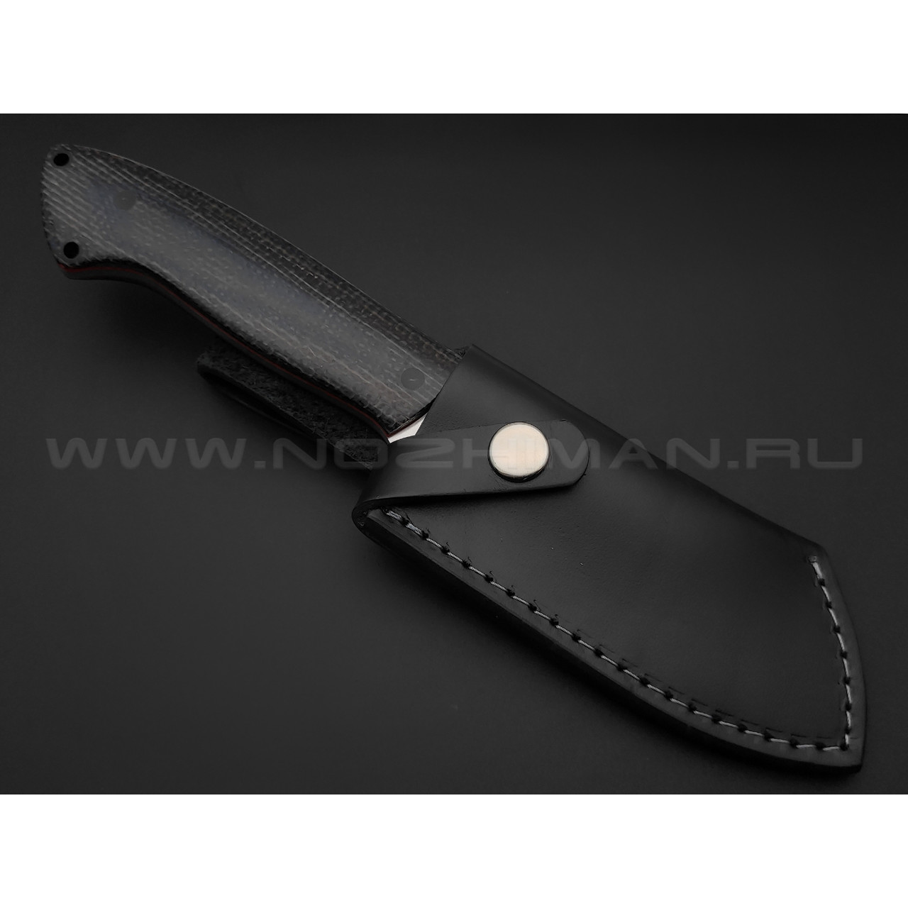 Нож Burlax BX0086 сталь Niolox+, рукоять Джутовая микарта, G10 blue