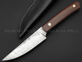Нож Burlax универсал BX0081 сталь Urman дамаск, рукоять коричневая джутовая микарта