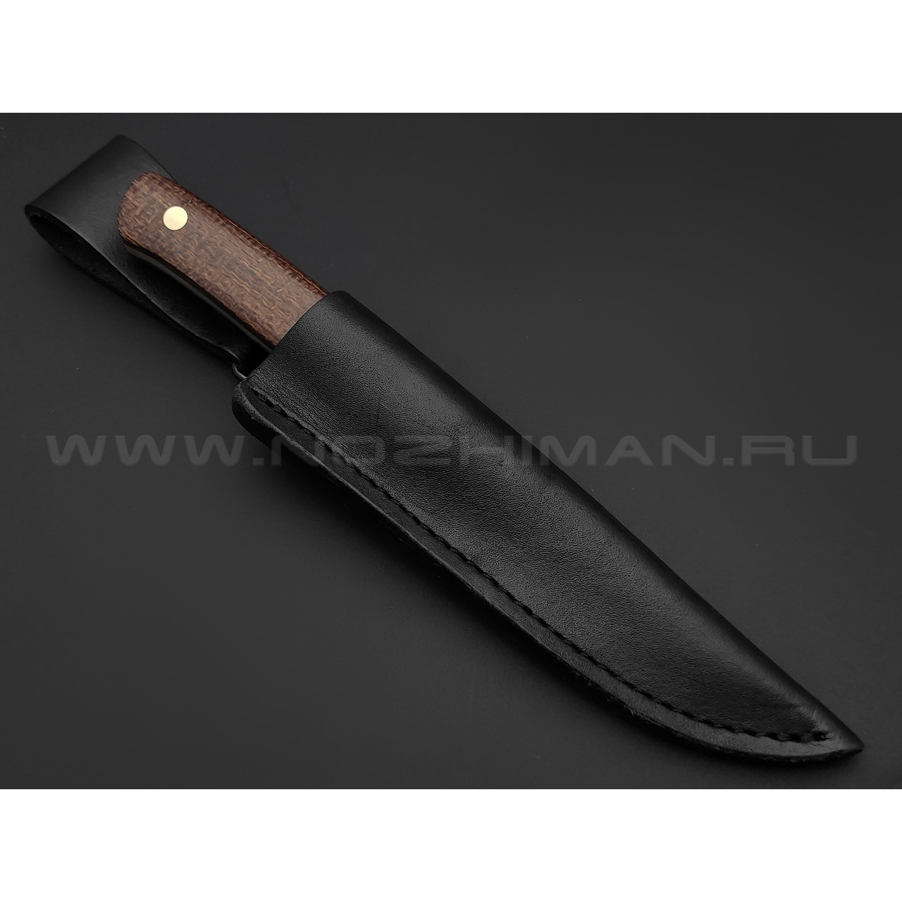 Нож Burlax универсал BX0081 сталь Urman дамаск, рукоять коричневая джутовая микарта
