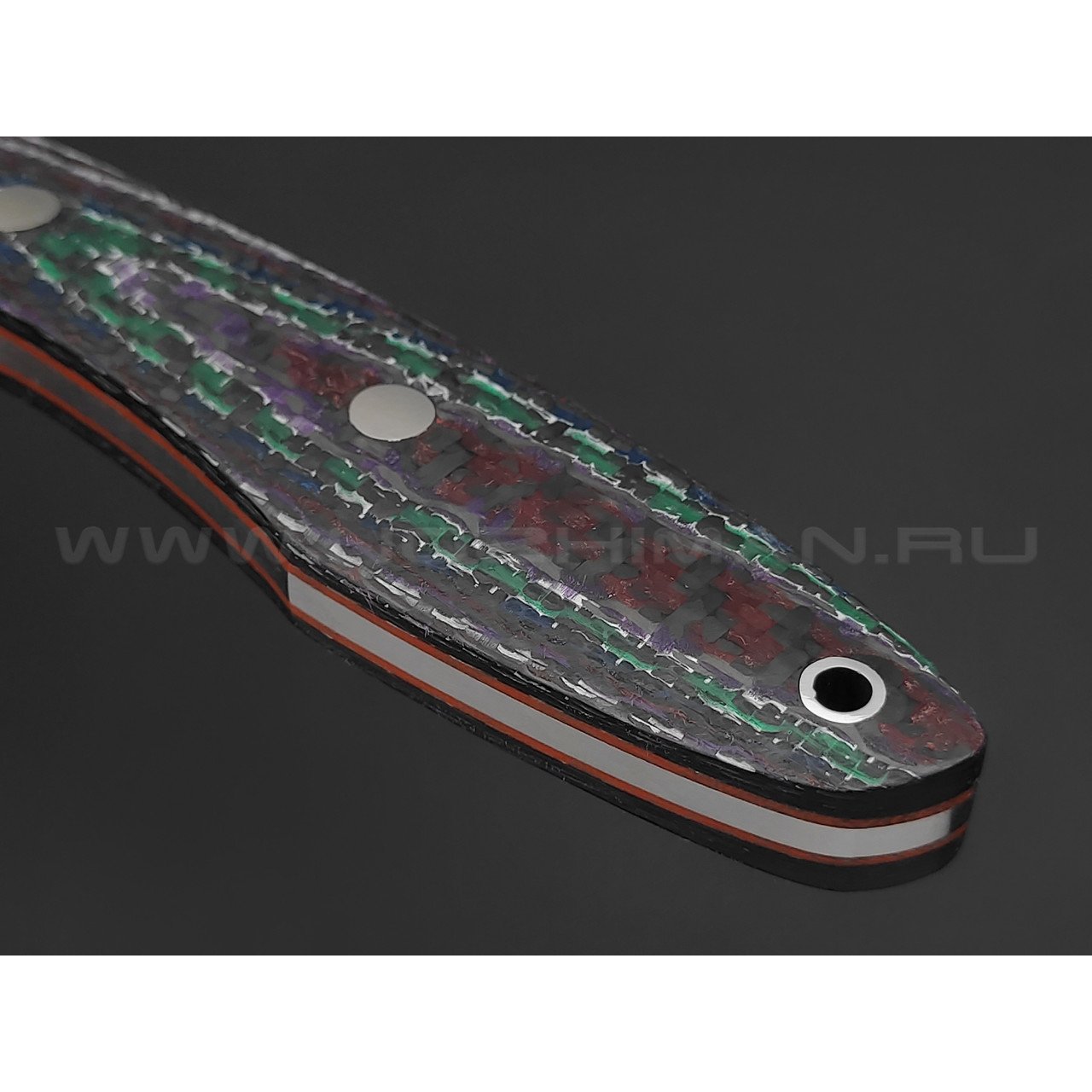 Нож Burlax BX0076 сталь M398, рукоять Carbon fiber Colors