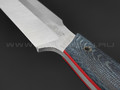 Нож Burlax Сухогруз BX0088 сталь 95Х18, рукоять микарта джинс