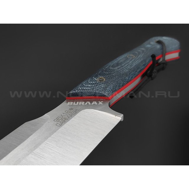 Нож Burlax Сухогруз BX0088 сталь 95Х18, рукоять микарта джинс