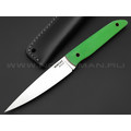 Нож Burlax Скин-Ду BX0125 сталь N690, рукоять зеленая микарта