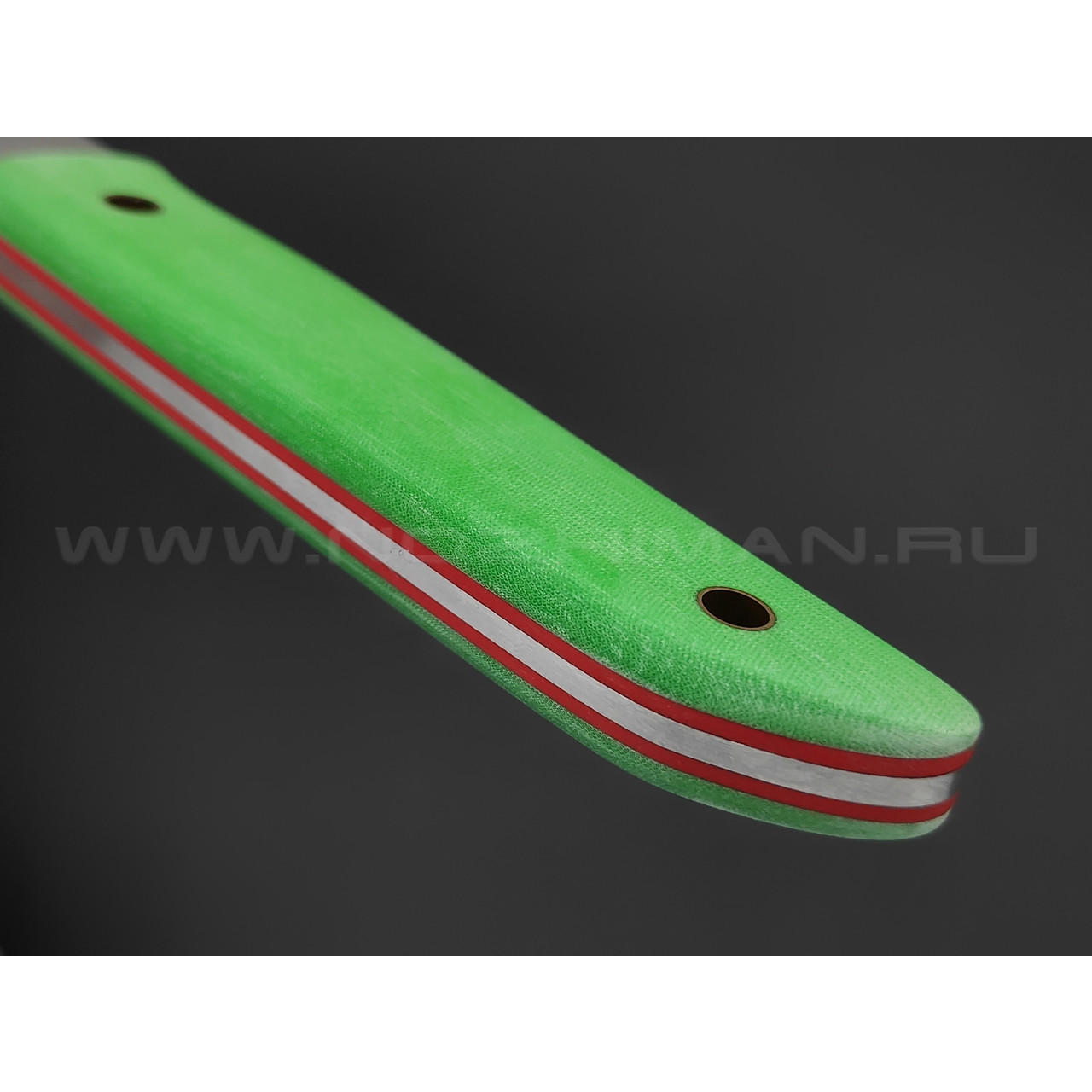 Нож Burlax Скин-Ду BX0125 сталь N690, рукоять зеленая микарта