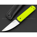 Нож Burlax Mini-Fin BX0116 сталь Aus10Co, рукоять желтая микарта