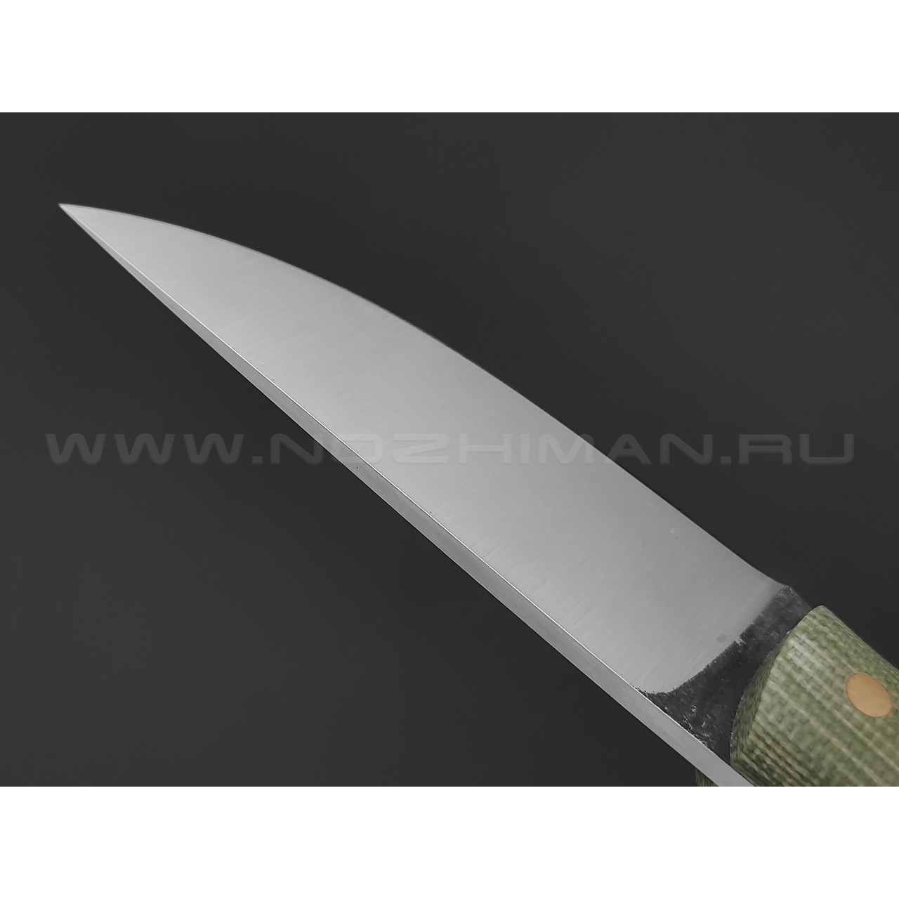 Нож Burlax Fin-Standard BX0117 сталь Aus10Co, зелёная микарта