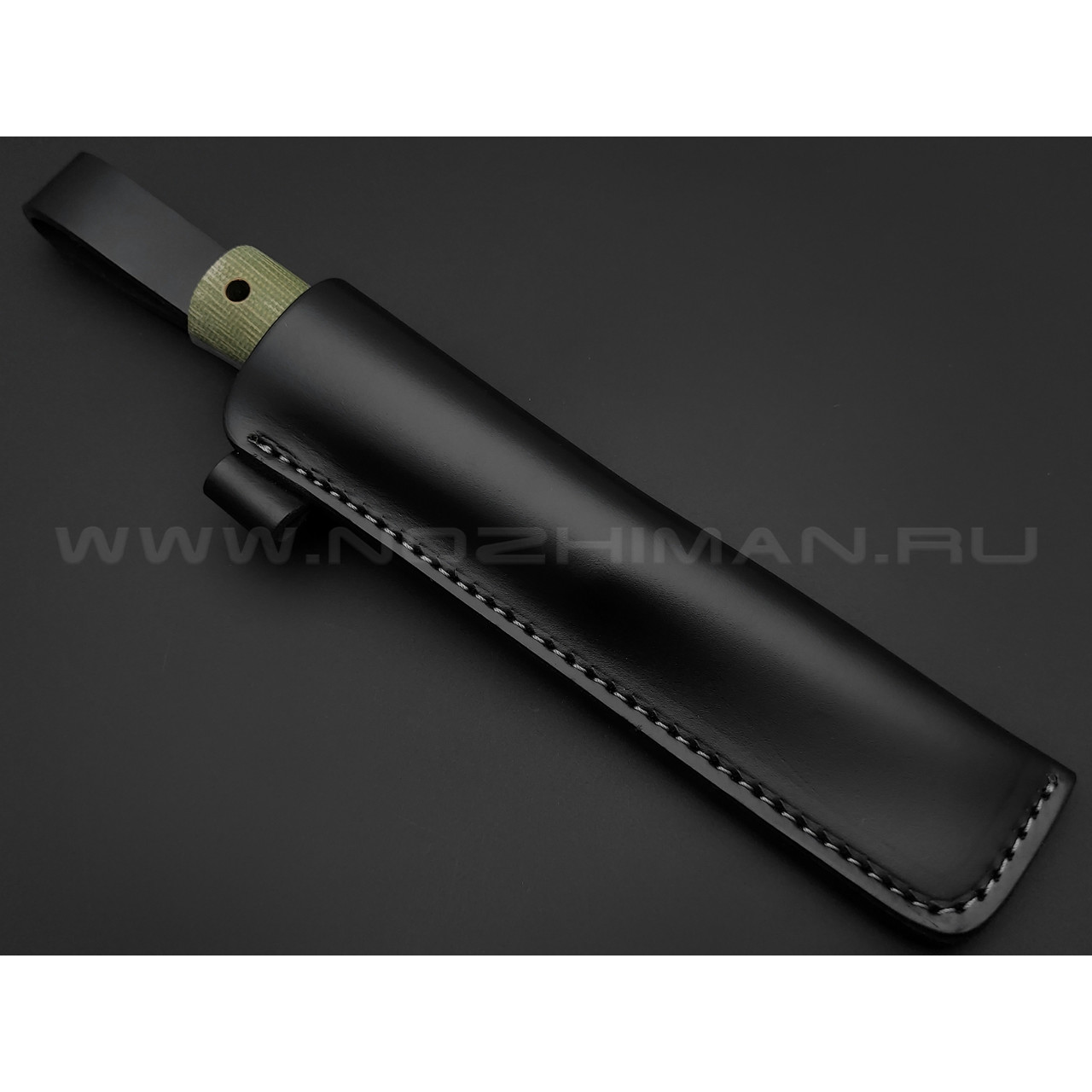 Нож Burlax Fin-Standard BX0117 сталь Aus10Co, зелёная микарта