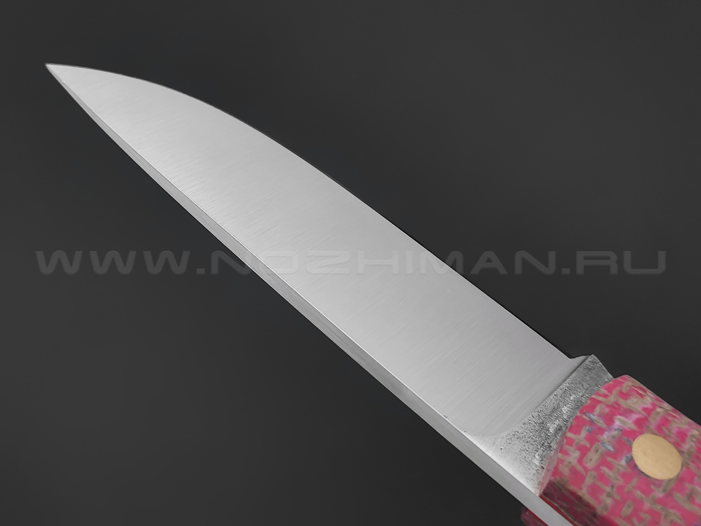 Нож Burlax BX0108 сталь Aus10Co, рукоять розовая джутовая микарта