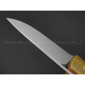 Нож Burlax BX0112 сталь Aus10Co, рукоять желтая микарта
