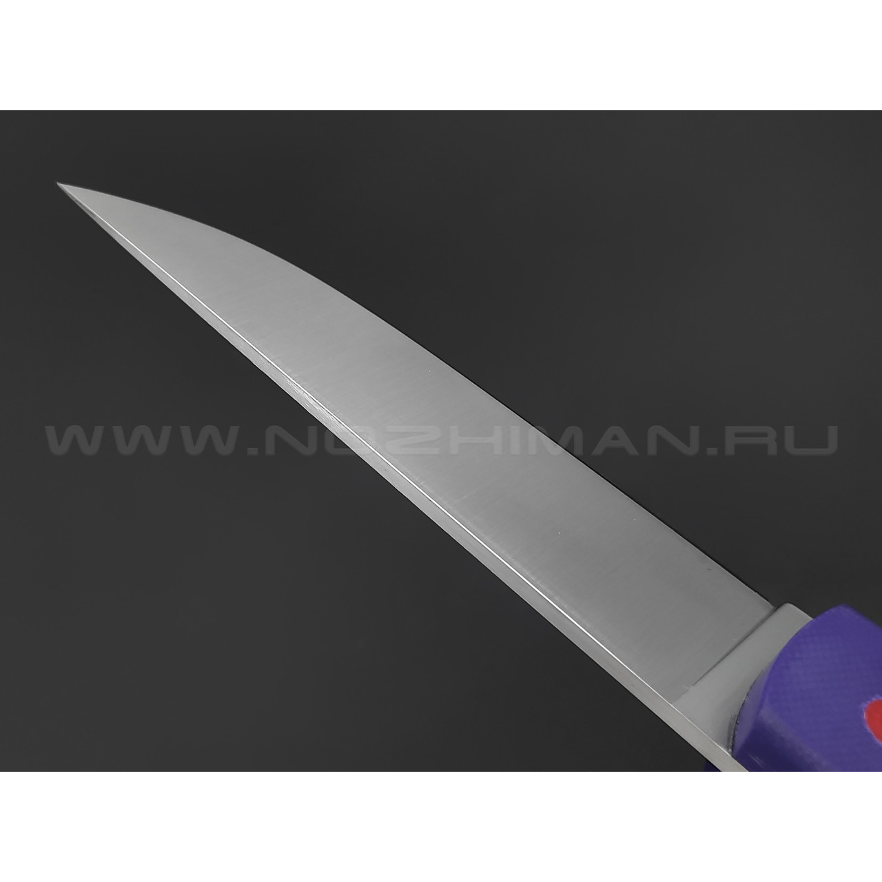 Нож Burlax Loki BX0119 сталь Bohler N690, фиолетовая микарта