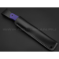Нож Burlax Loki BX0119 сталь Bohler N690, фиолетовая микарта