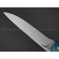 Нож Burlax BX0111 сталь Aus10Co, рукоять бирюзовая джутовая микарта Нож Burlax BX0111 сталь Aus10Co, рукоять бирюзовая джутовая микарта