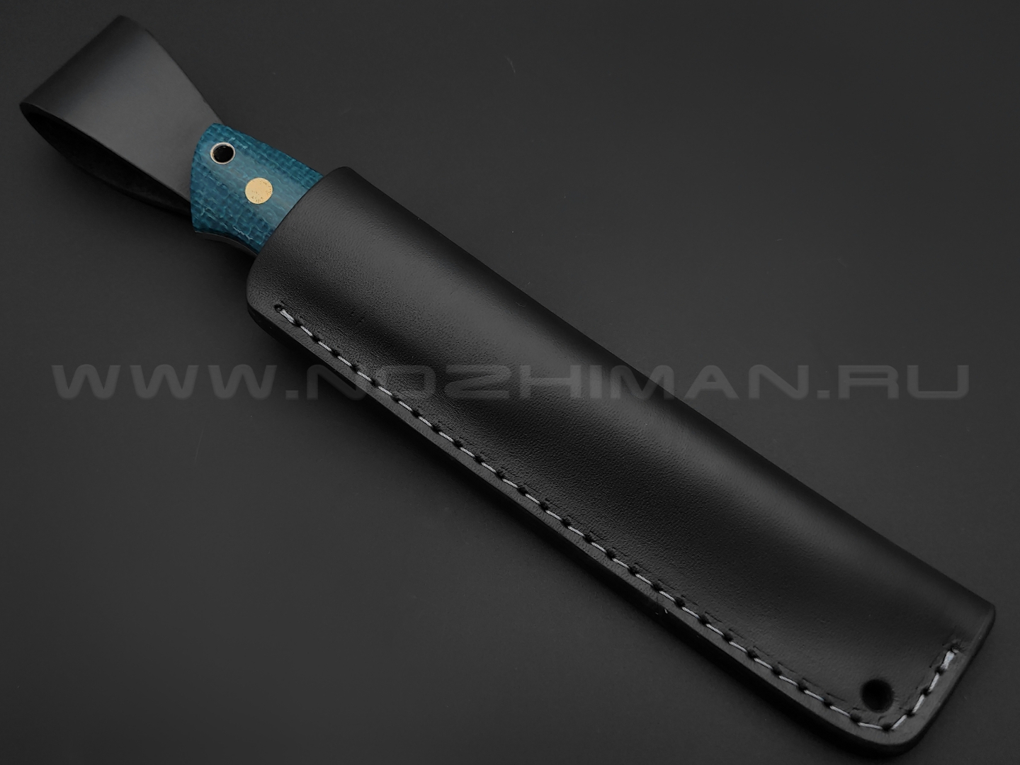 Нож Burlax BX0111 сталь Aus10Co, рукоять бирюзовая джутовая микарта