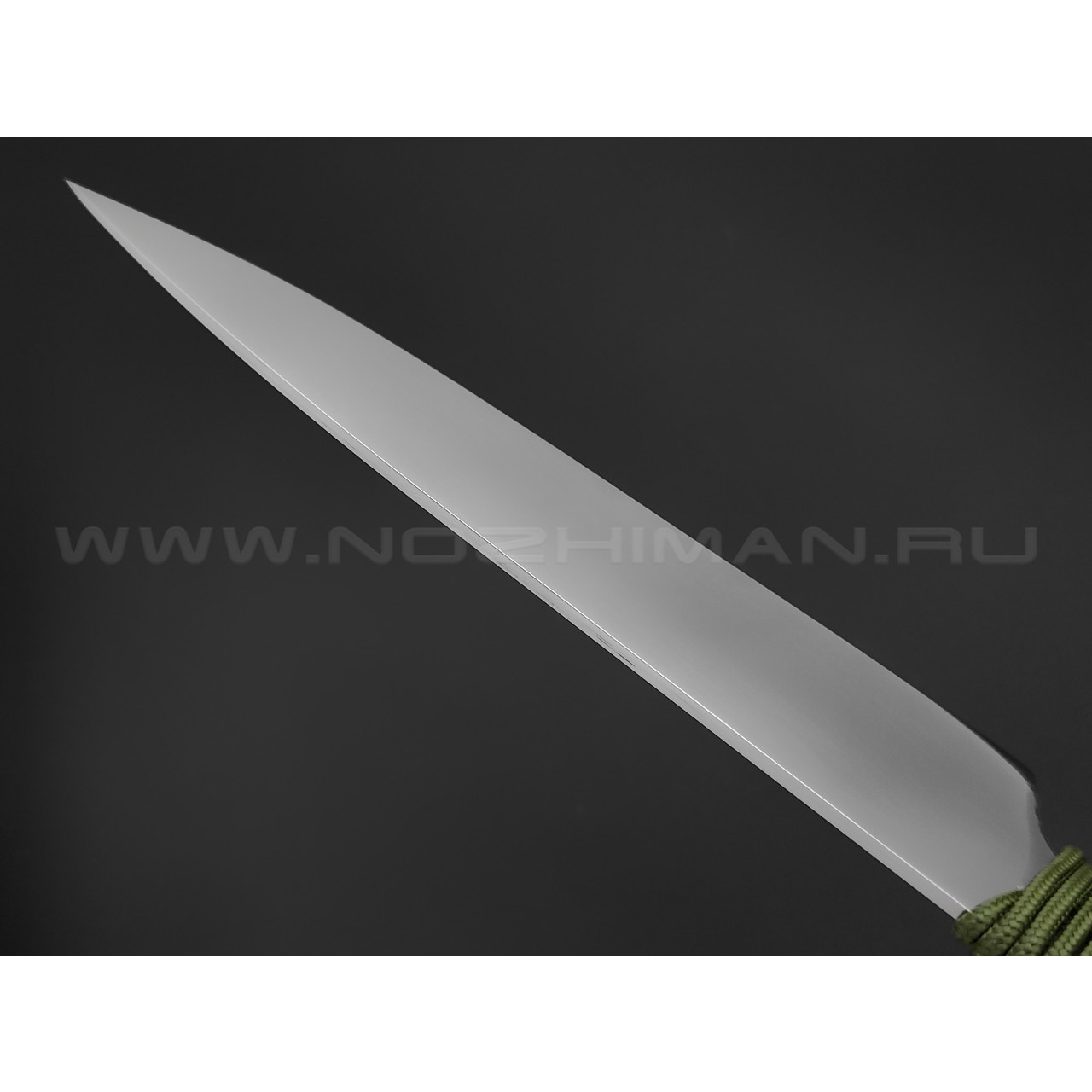 Нож средний Burlax BX0147 сталь Aus-6, рукоять Paracord Grass & Black