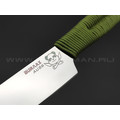 Нож средний Burlax BX0147 сталь Aus-6, рукоять Paracord Grass & Black Нож средний Burlax BX0147 сталь Aus-6, рукоять Paracord Grass & Black