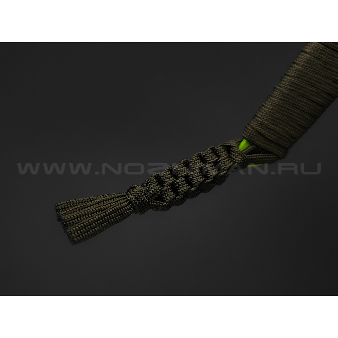 Нож Burlax BX0144 сталь Aus-6, рукоять Paracord OD Green